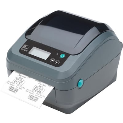 Zebra GX420d Desktop Direct Thermal Printer - Monochrome - Label Print - USB - Serial - Parallel - Wireless LAN