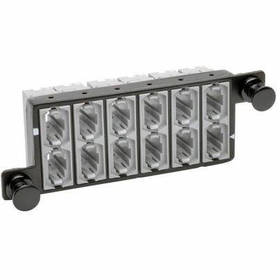 Tripp Lite by Eaton 40 GB Pass-Through Cassette (x12) 12-Fiber MTP/MPO ( Female )