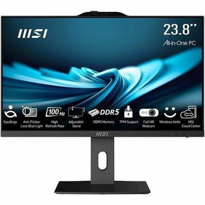 MSI PRO AP242P 14M-642US All-in-One Computer - Intel Core i5 - 16 GB RAM - 1 TB SSD - 23.8" - Desktop - Black
