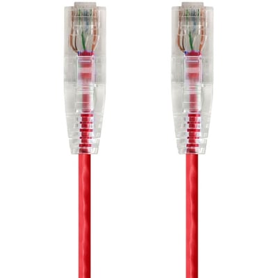 SLIMRUN  CAT6 UTP CABLE-3FT RED