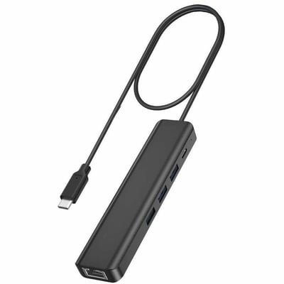 USB C DOCK TRIPLE 3 X USB3.0 1 X GIGABIT 10/100/1000 100W PD
