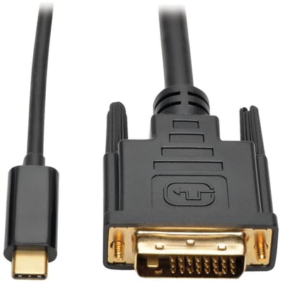 Tripp Lite by Eaton USB C to DVI Adapter Cable Converter 1080p M/M USB Type C to DVI, USB-C, USB Type-C 3ft 3'