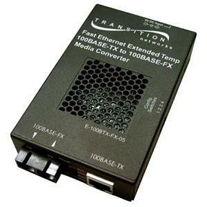 100MBS TX TO FX HIGH TEMP CONV (SM-HT) W/EU PS