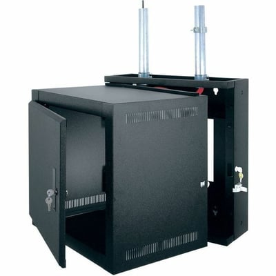 Middle Atlantic EWR Series 8RU Pivoting Wall Mounted Enclosure - 22in Depth Wall Mounted Rack