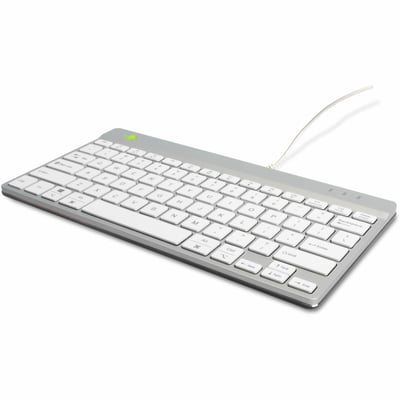 R-GO COMPACT BREAK KEYBOARD, QWERTY (US), WIRED, WHITE