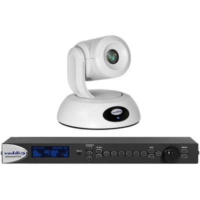 Vaddio RoboSHOT 30E QCCU Conference Camera System - Includes PTZ Camera and Receiver - White