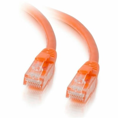 Quiktron Q-Series Patch Cords, CAT5E, Booted, Orange, 7 FT