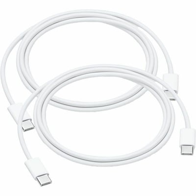 4XEM 2-Pack Combo 6FT USB-C to USB-C Economy cable compatible for iPhone 15 & iP