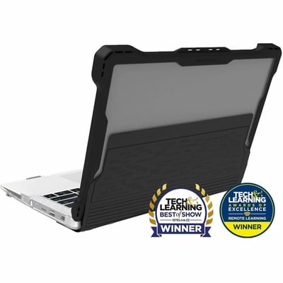 MAXCases Extreme Shell-S for Lenovo 300e G2 2:1 Yoga Chromebook 11" (Fit for Intel/AMD/MTK) (Black/Clear)