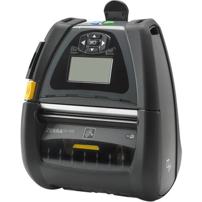 Zebra QLn420 Mobile Direct Thermal Printer - Monochrome - Portable - Label/Receipt Print - USB - Serial - Bluetooth - Wireless LAN - Battery Included