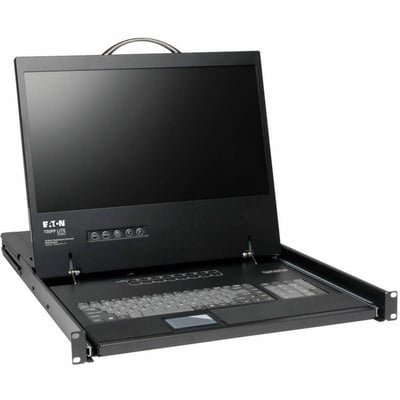 Tripp Lite by Eaton NetController 16-Port 1U Rack-Mount Console KVM Switch with 19-in. LCD