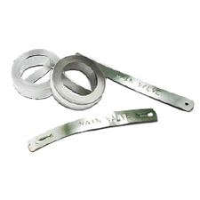 Dymo Non Adhesive Metal Label Tape