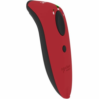 Socket Mobile SocketScan S720, Linear Barcode Plus QR Code Reader, Red & White Dock