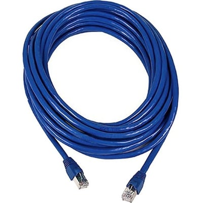 CAT6A 24AWG STP D CABLE_ 30FT BLUE