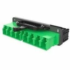 ADAPTER PANEL BAS8 2 LC QUAD BLUE