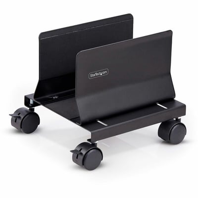 COMPUTER TOWER CART ROLLING CPU CADDY ON WHEELS PC MOUNT