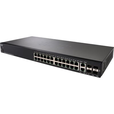 CISCO SF350-24 24-PORT 10/100 MANAGED SWITCH REMANUFACTURED