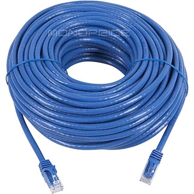 CAT6 UTP NETWORK CABLE_ 100FT BLUE