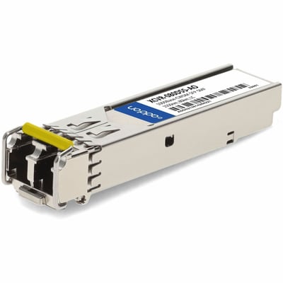 AddOn Ciena&reg; XCVR-080D55 Compatible TAA 1000Base-CWDM SFP Transceiver (SMF, 1550nm, 80km, LC, DOM)