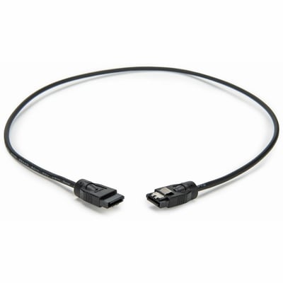 23.6IN ROUND SATA CONNECTORS SATA (7 PIN DATA) CONNECTORS-BLACK