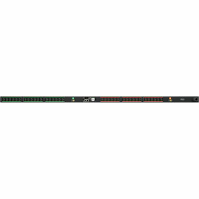Vertiv Geist Switched Rack PDU with Next Generation IMD - 0U| 30A| 208V DELTA| (30) U-Lock C13 and (6) U-Lock C19| L15-30P Plug| 8.6kW| VP7N30AM
