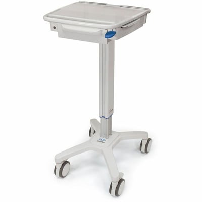 Capsa Healthcare - SlimCart Bundle (207311) - Light Duty Mobile Computing Cart - Height Adjustable