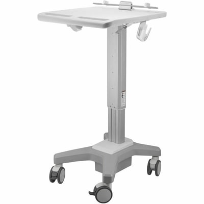 LIGHT PEDESTAL MEDICAL CART (1-9.5KG) WITH LAPTOP MOUNT