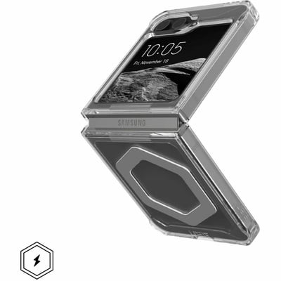 Urban Armor Gear Plyo Pro Galaxy Z Flip6 (2024) Case - Ice/Silver