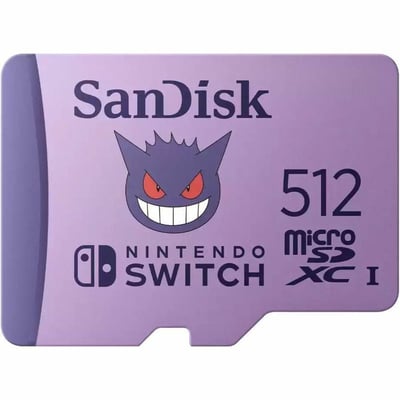 SDSQXAO-512G-GN6ZK SANDISK USD FOR NINTENDO SWITCH SYSTEM POKMON 1