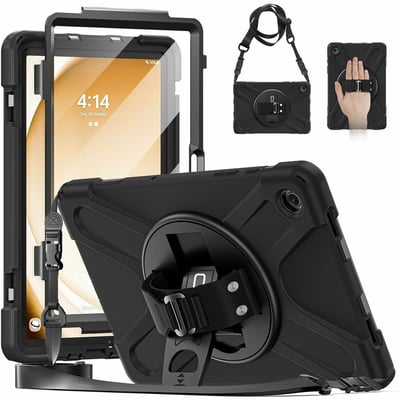 RUGGED CASE FOR SAMSUNG GALAXY TAB A9+ 11 W/SCREEN PROTECTOR(SM-X2