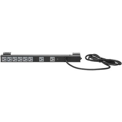 Sanus Component Series 12RU Rack Mounted Power Strip - Black