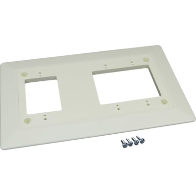 Wiremold WSA00-4 Mounting Bracket for Gang Box, Cable Raceway - Ivory