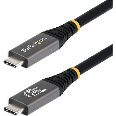 5FT USB4 CABLE BLACK USB-IF CERTIFIED 8K120/DP2.1/240W/80GBPS