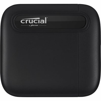 CRUCIAL - X6 SE 2TB EXTERNAL USB-C/USB-A PORTABLE SSD - BLACK