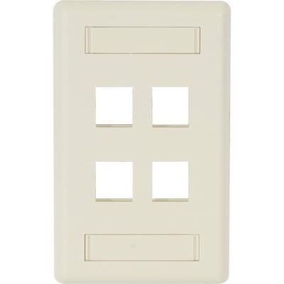 Black Box GigaStation2 4 Socket Network Faceplate