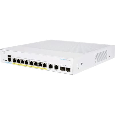 CBS250 SMART 8-PORT GE, POE, EXT PS, 2X1G COMBO