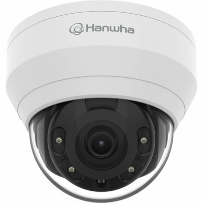 Wisenet QND-8010R 5 Megapixel Network Camera - Color - Dome - White - TAA Compliant