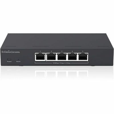 ENGENIUS CLOUD SWITCH ECS205L COMPACT L2 5 X 2.5G PORT SWITCH