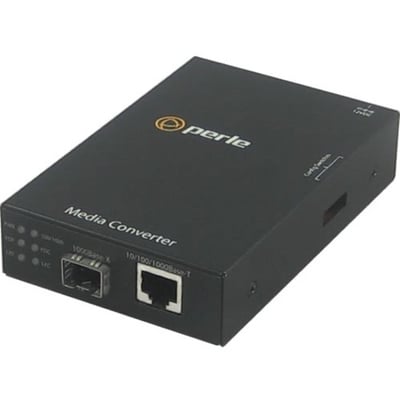Perle S-1110-SFP - 10/100/1000 Gigabit Ethernet Stand-Alone Media and Rate Converter