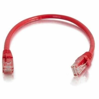 Quiktron Q-Series Patch Cords, CAT6, Booted, Red, 9 FT