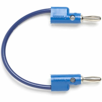 Pomona Banana Plug Patch Cord (Blue)