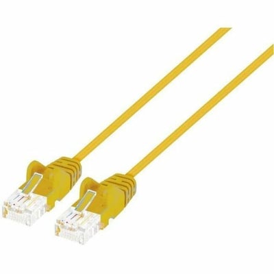 CAT6 U/UTP SLIM NETWORK PATCH CABLE, 14 FT., YELLOW