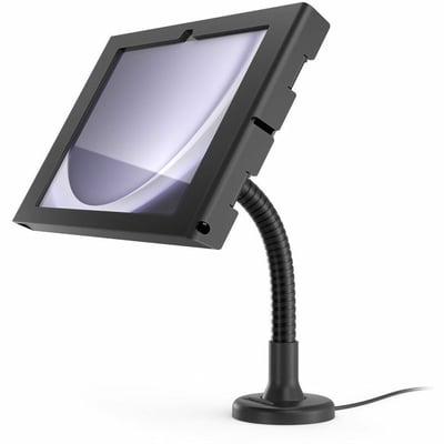 GALAXY TAB S9/S9FE 10.9IN APEX ENCLOSURE FLEX ARM MOUNT BLACK