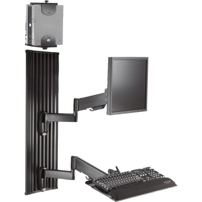 Chief All-In-One 10-30" Monitor Arm Workstations for LCD Displays - Black