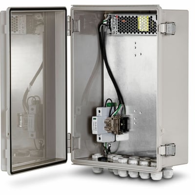ENCLOSURE WITH POWER SUPPLY OUTDOOR IP68 WEATHERPROOF