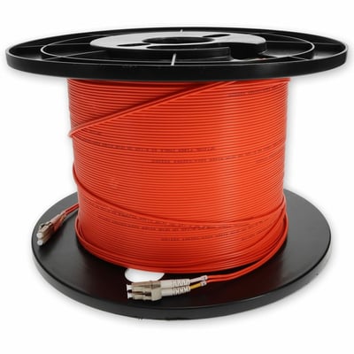 AddOn 175m LC to LC Orange OM1 Duplex OFNR (Riser-Rated) MMF Fiber Patch Cable