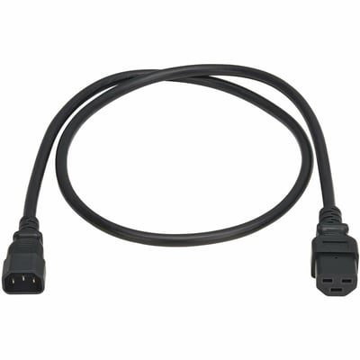 POWER CORD C14 C21 HEAVY-DUTY 15A 250V 14 AWG 4FT BLACK