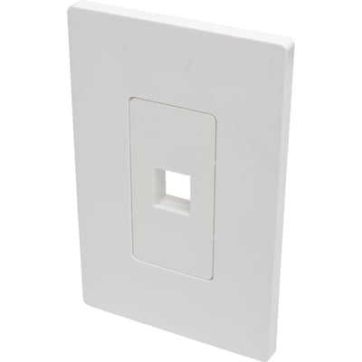 Tripp Lite by Eaton Single-Gang 1-Port Wall Plate Keystone Cat5/6 USB HDMI Dport RCA