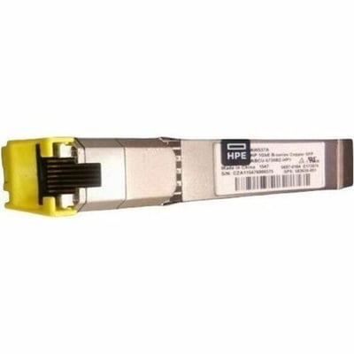 HPE Sourcing Transceiver - 1 GbE, Small Form Factor (SFP), Copper (CU), B-Series