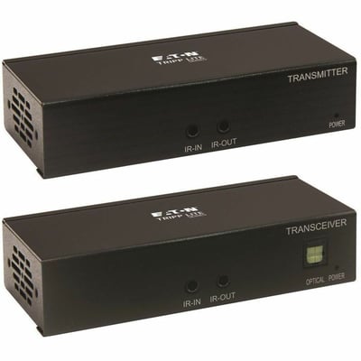 Tripp Lite by Eaton HDMI over Cat6 Extender Kit Transmitter and Receiver with Repeater 4K 60Hz 4:4:4 IR HDR PoC 230 ft. TAA